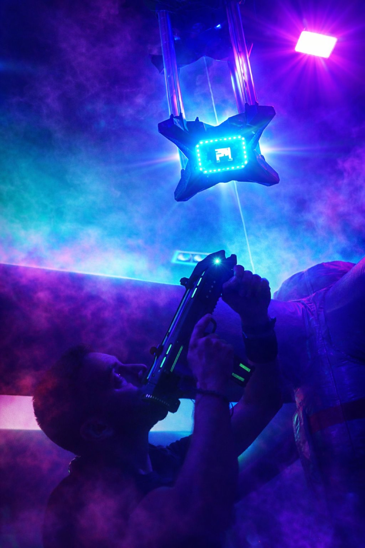Vista dell’arena Laser Game VRC